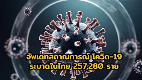 ภาพแนะนำ: อัพเดทสถาณการณ์ โควิด-19 ระบาดในไทย 257,280 ราย 